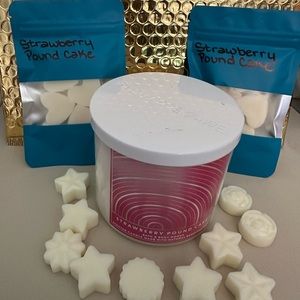 Bath and Body Works Strawberry Pound Cake candle wax melts
